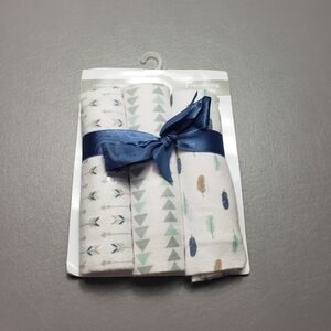 New lovable friends babys 3 pack of receiving blanket 28X28